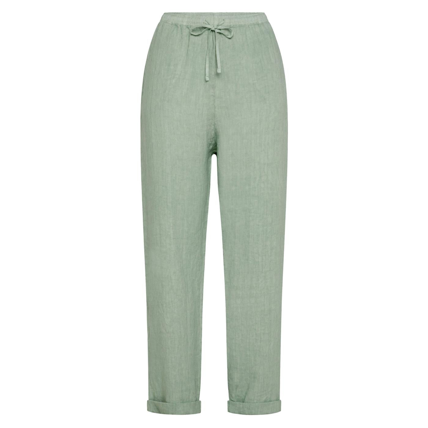 DEHA PANTALONE DRITTO IN LINO