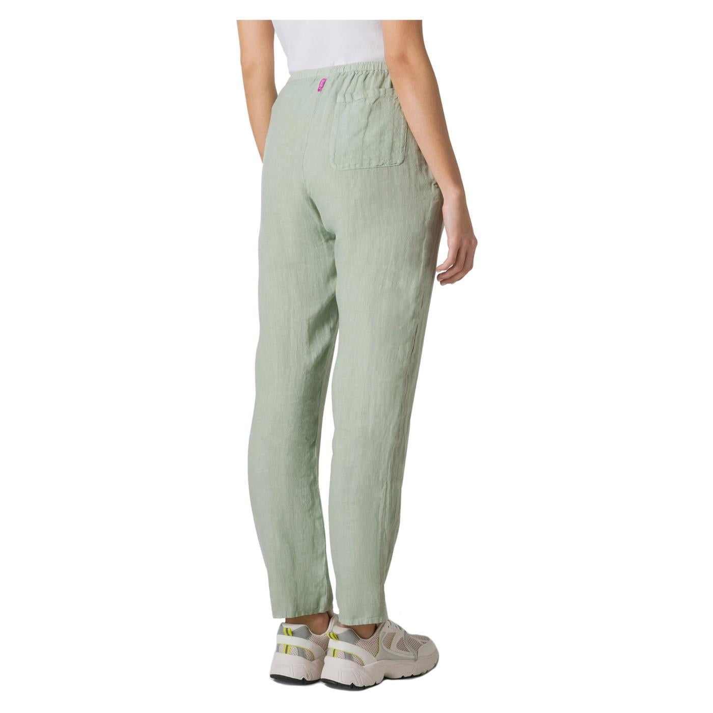 DEHA PANTALONE DRITTO IN LINO