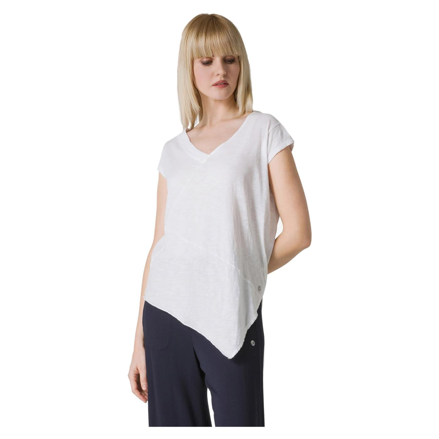 DEHA TEE ASIMMETRICA V-NECK