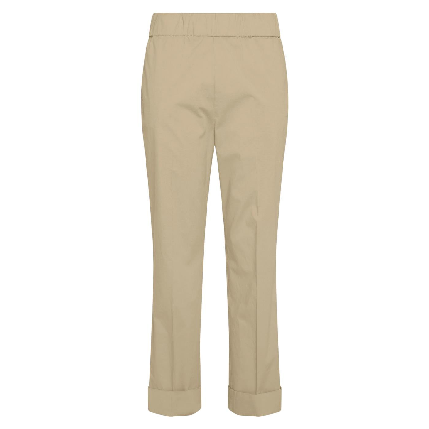 DEHA STRAIGHT POPLIN TROUSERS
