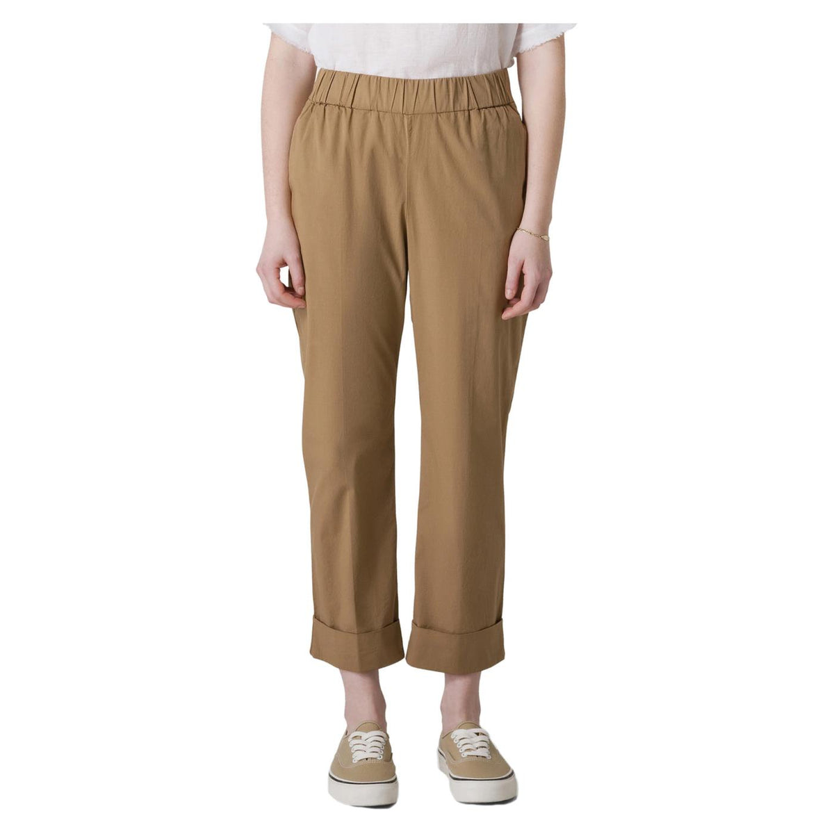 DEHA STRAIGHT POPLIN TROUSERS - seconda immagine