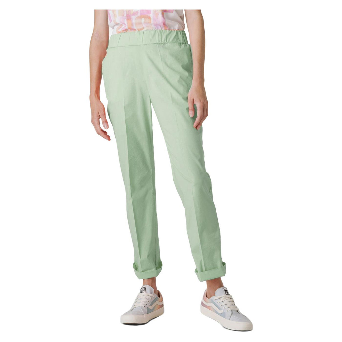 DEHA STRAIGHT POPLIN TROUSERS - seconda immagine