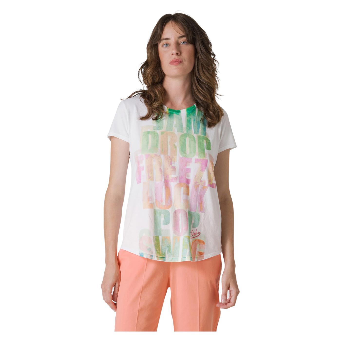 DEHA T-SHIRT CON STAMPA