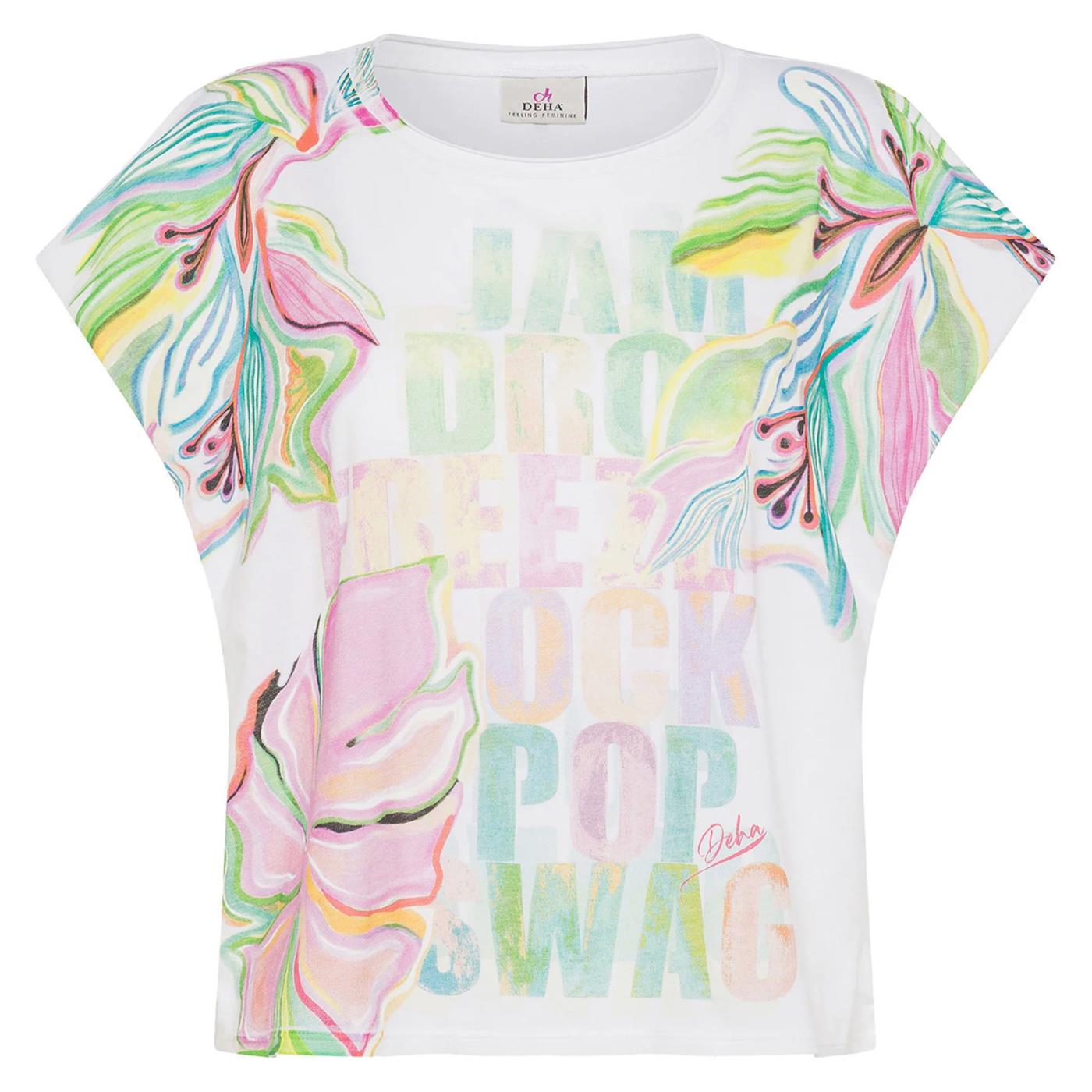 DEHA SLEEVELESS TEE WITH PRINT