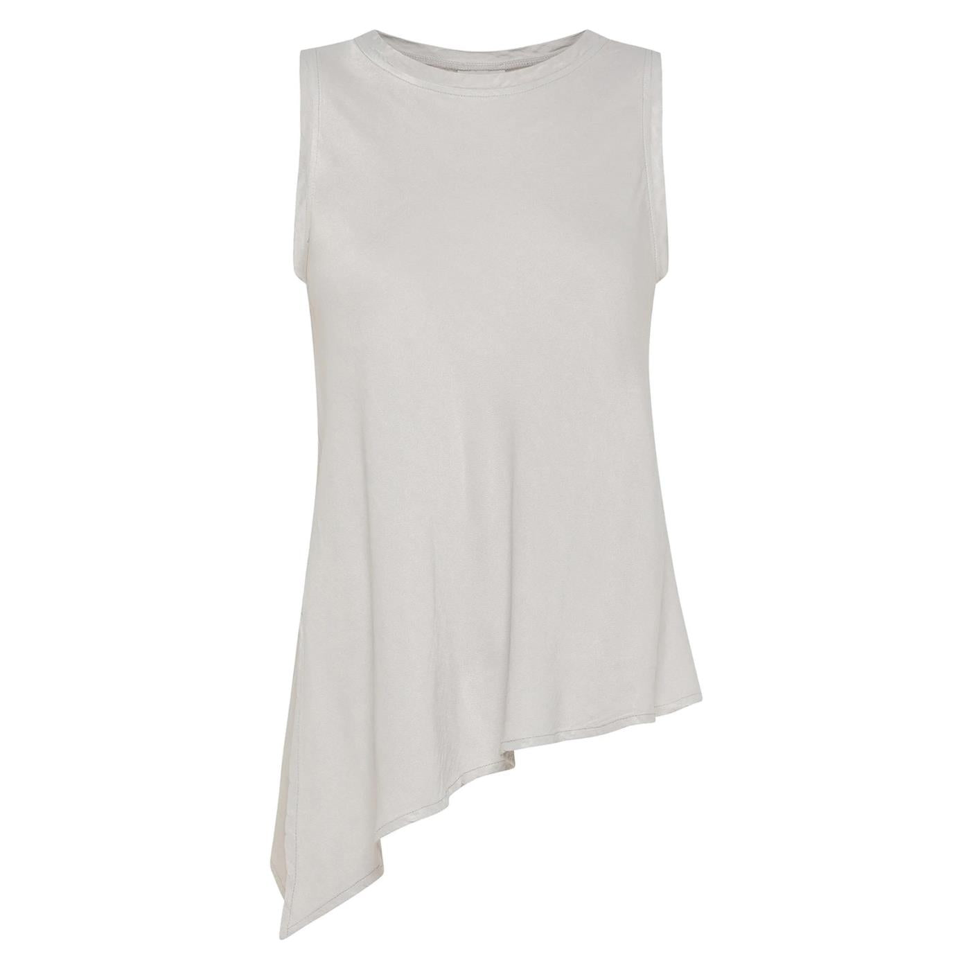 DEHA BLUSA ASIMMETRICA IN RASO