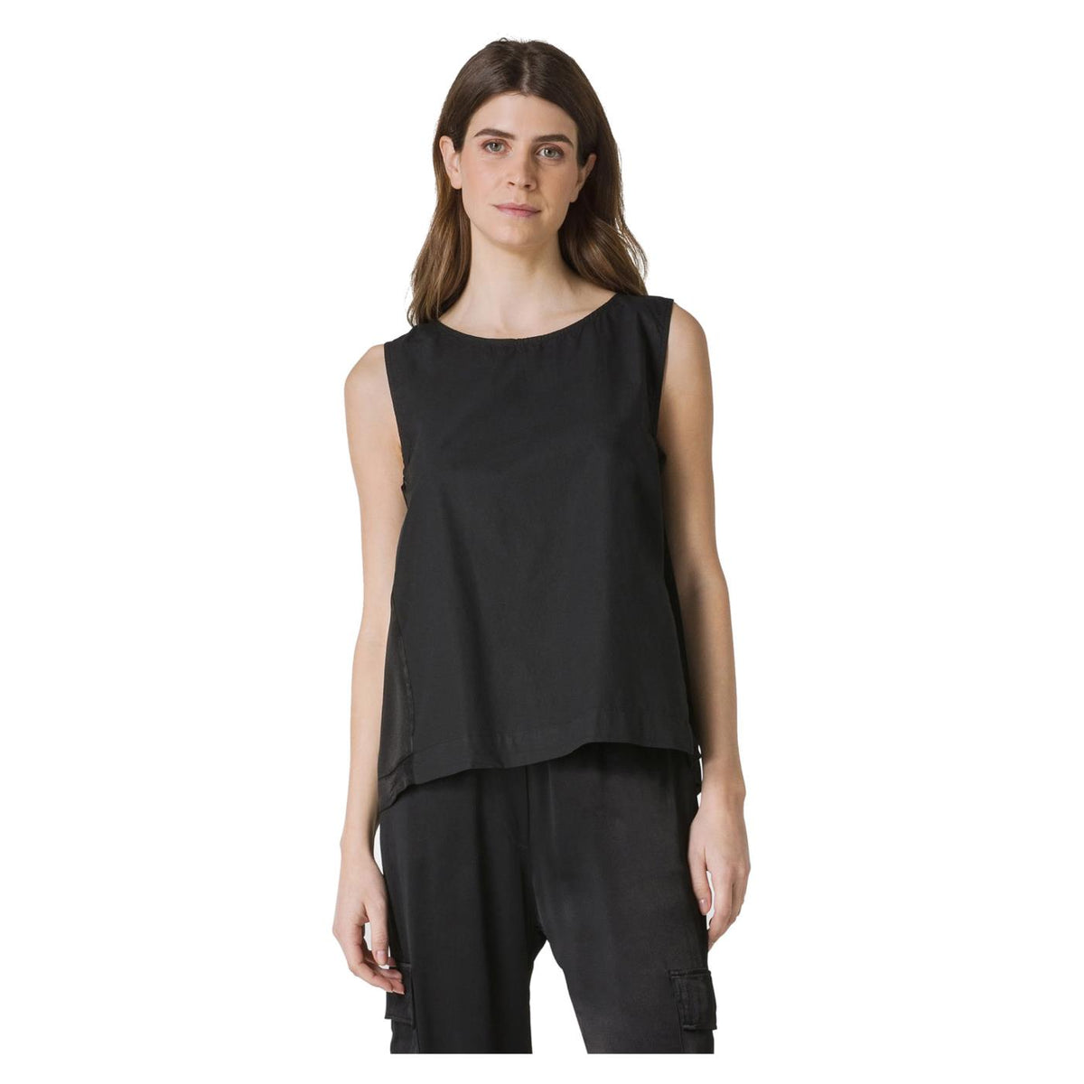 DEHA BLUSA SMANICATA POPELINE - seconda immagine