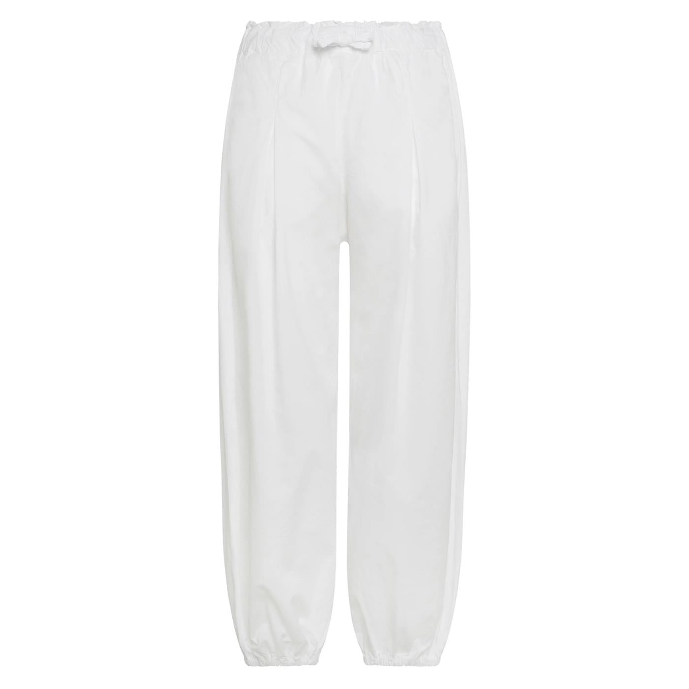 DEHA POPLIN WIDE TROUSERS