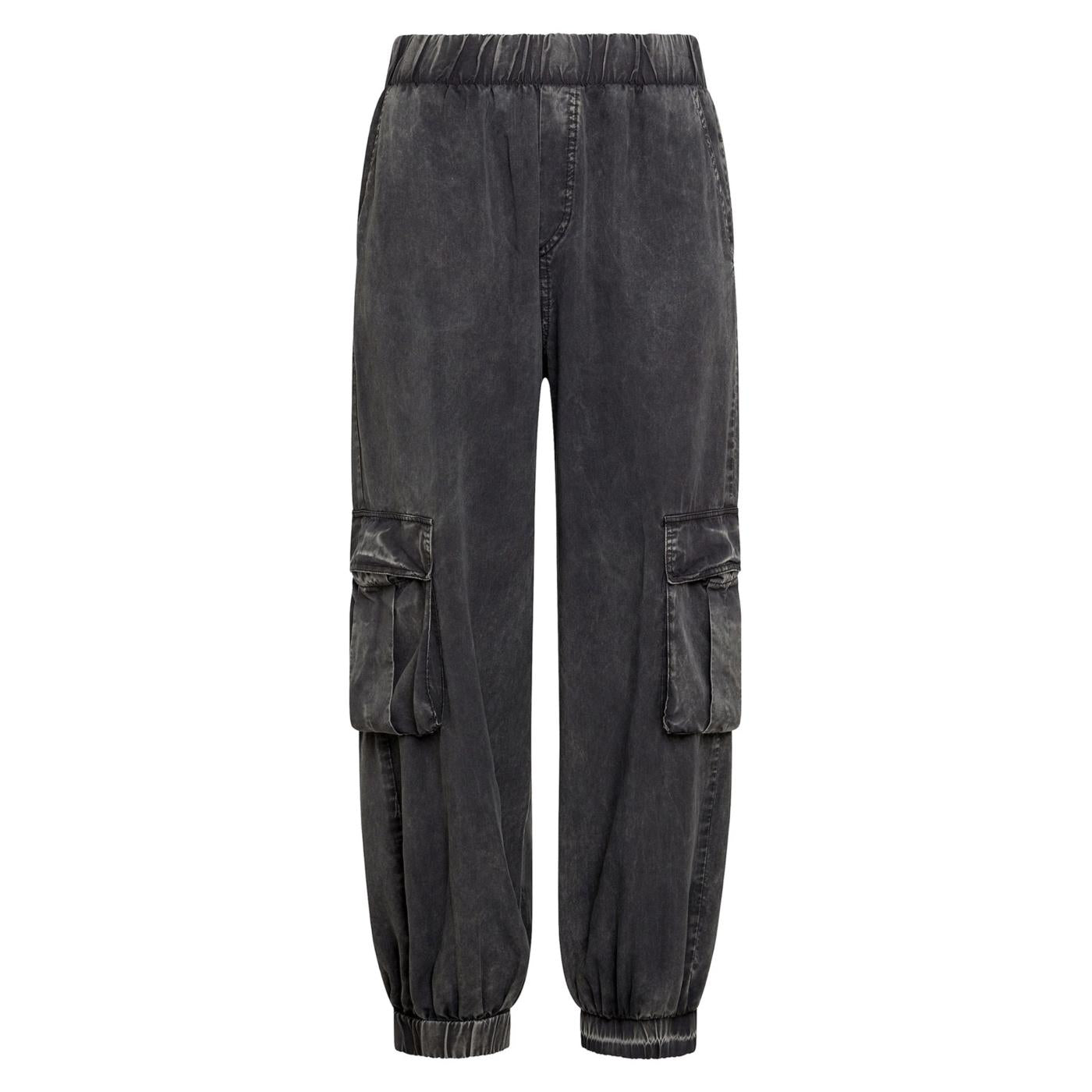 DEHA MARBLE EFFECT CARGO PANTS