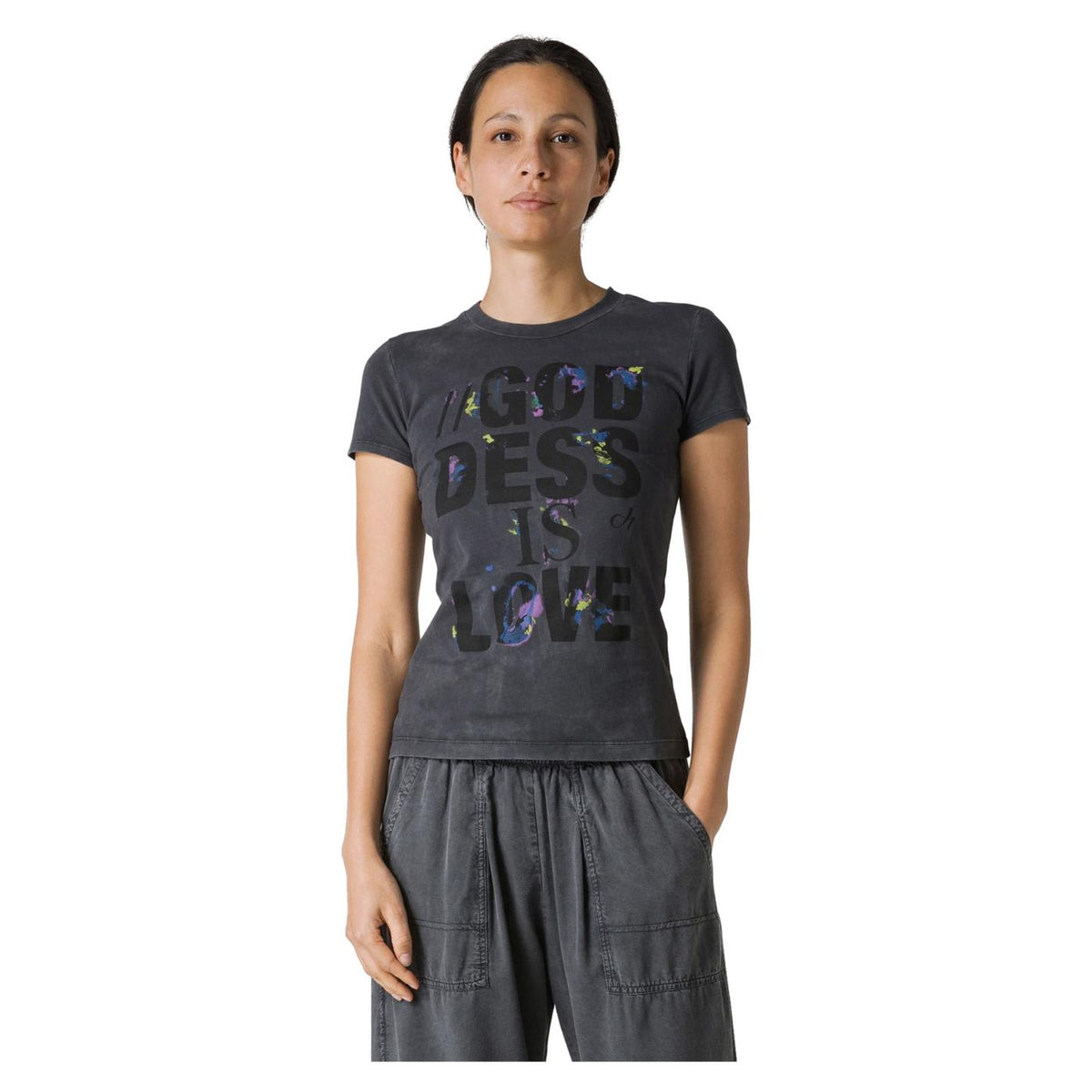 DEHA MARBLE EFFECT T-SHIRT - seconda immagine