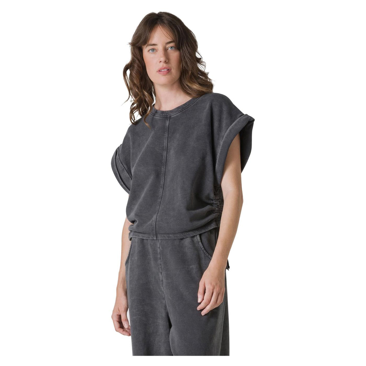 DEHA FELPA SM EFFETTO MARMO - seconda immagine