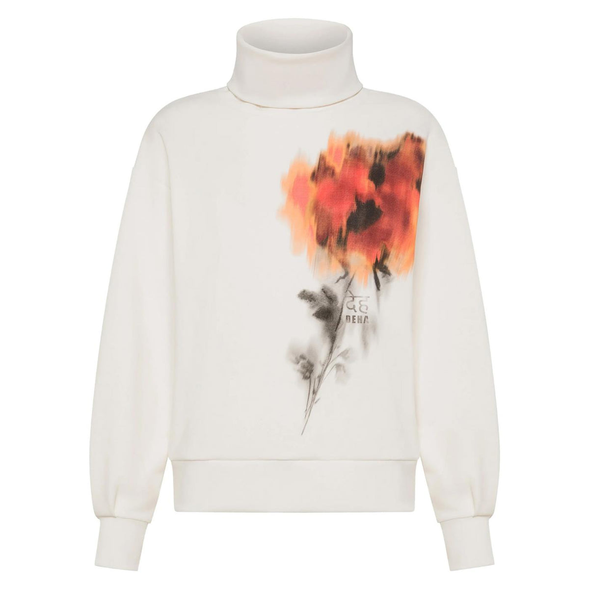 DEHA COMFORT SWEATSHIRT WITH PRINT