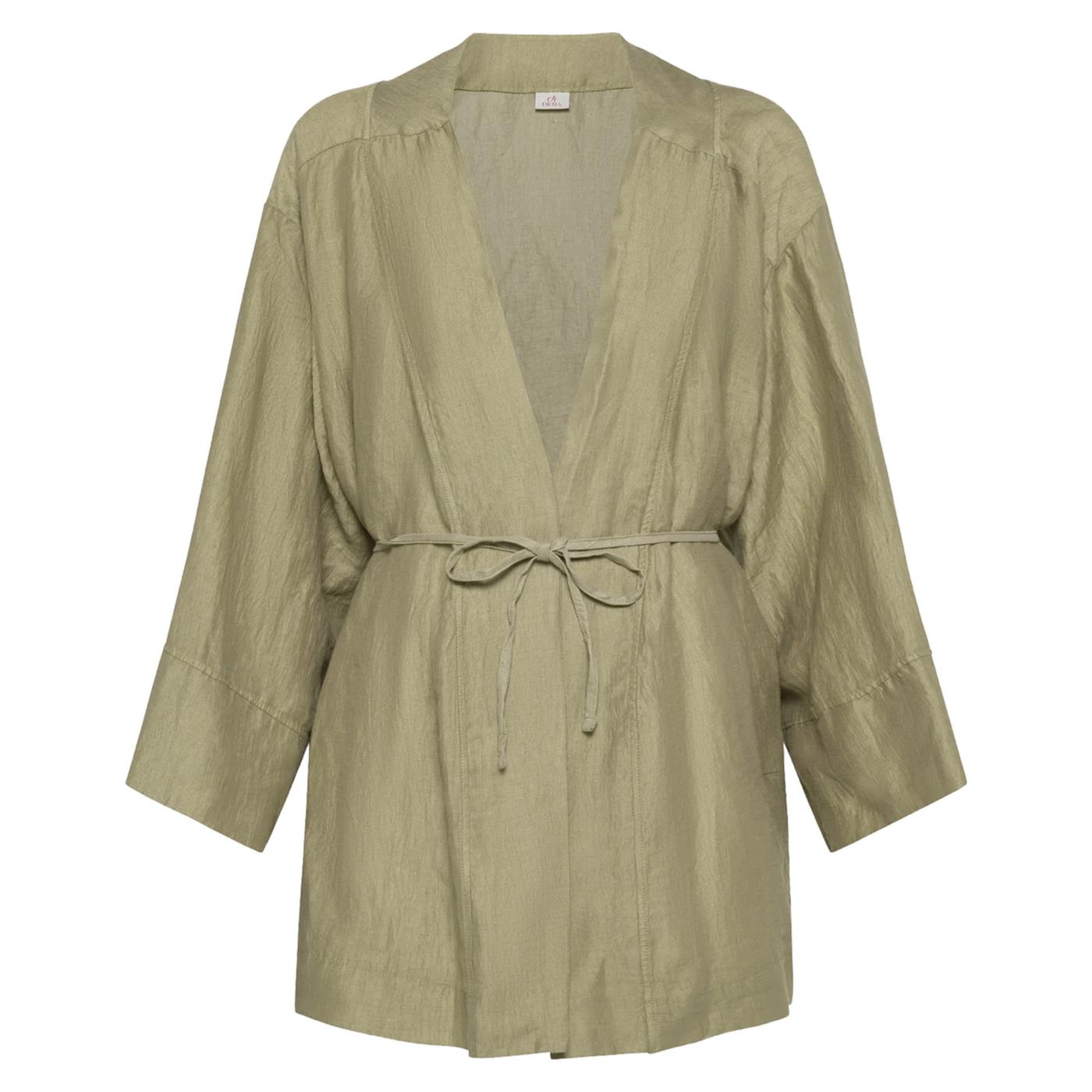 DEHA GIACCA KIMONO IN LINO