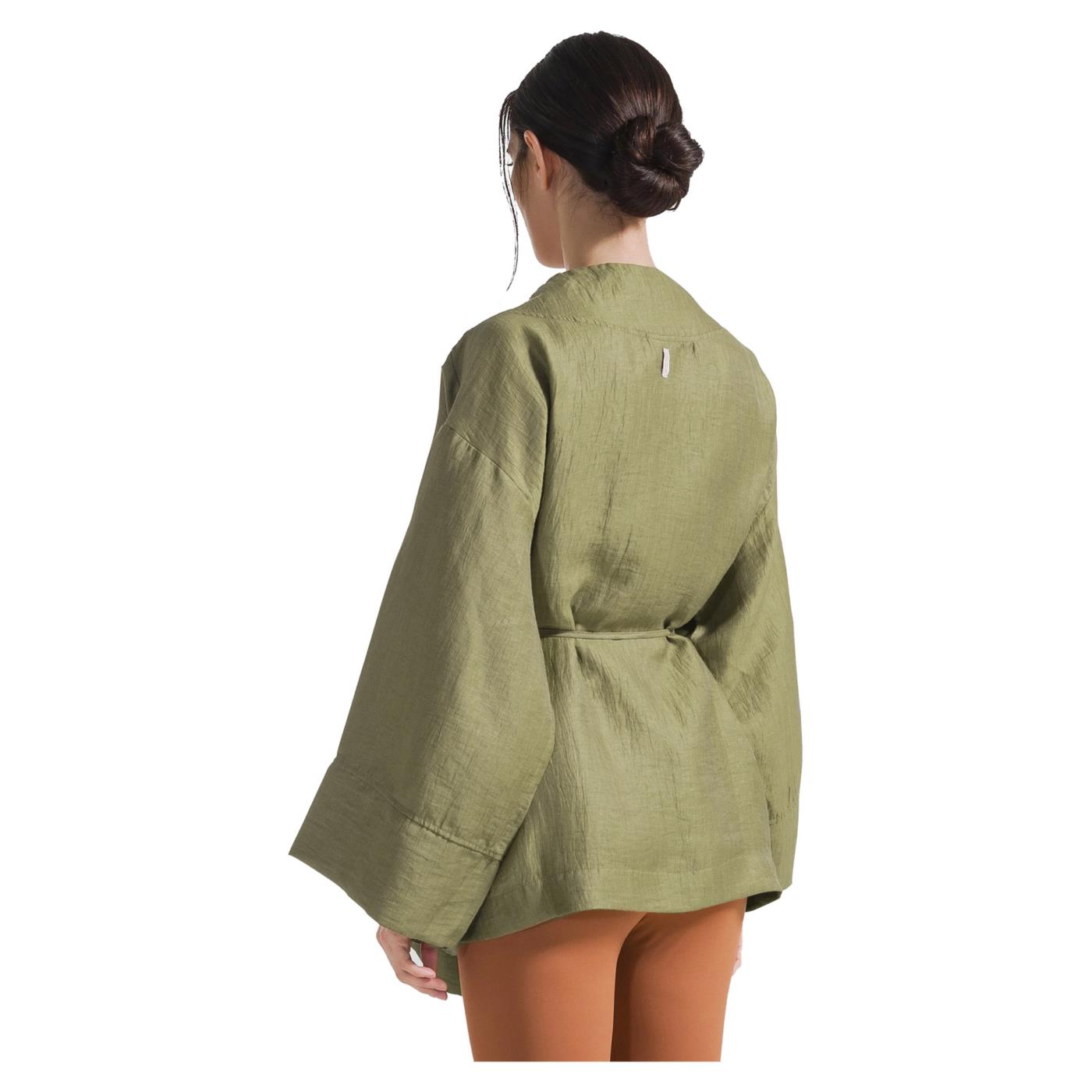 DEHA GIACCA KIMONO IN LINO