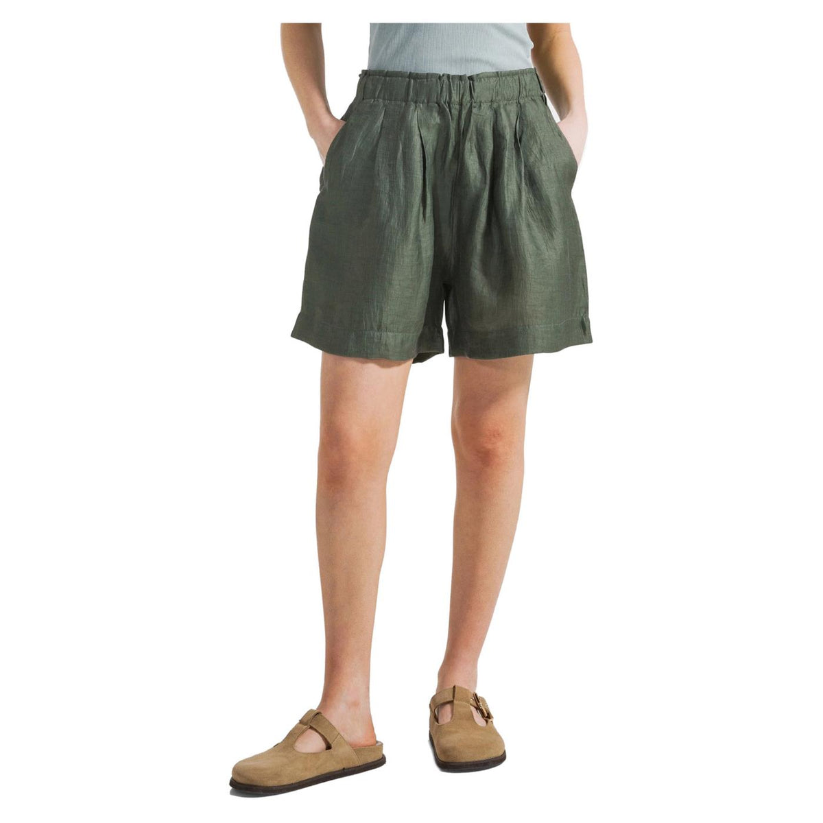 DEHA LINEN SHORTS - seconda immagine