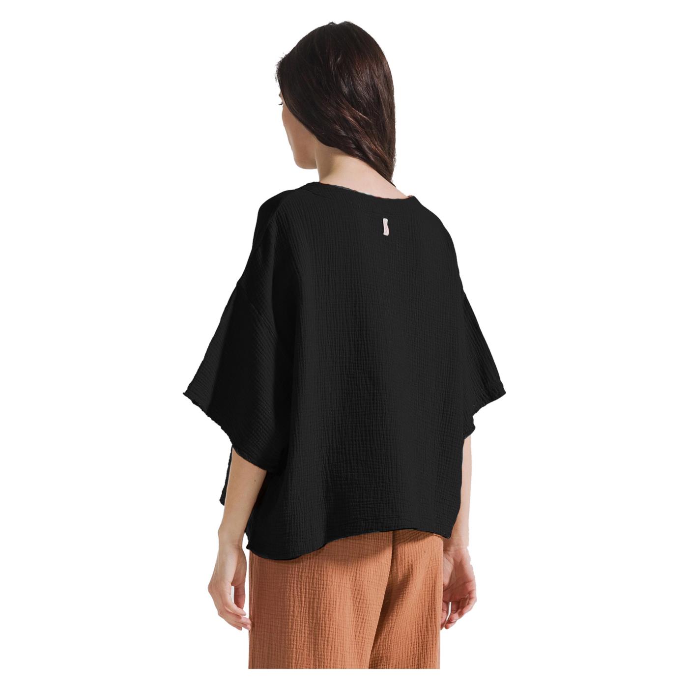 DEHA BLUSA IN GARZA DI COTONE