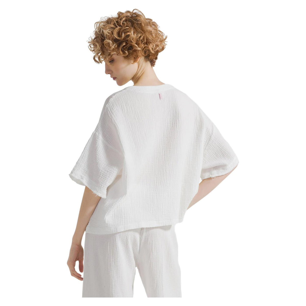 DEHA COTTON GAUZE BLOUSE - seconda immagine
