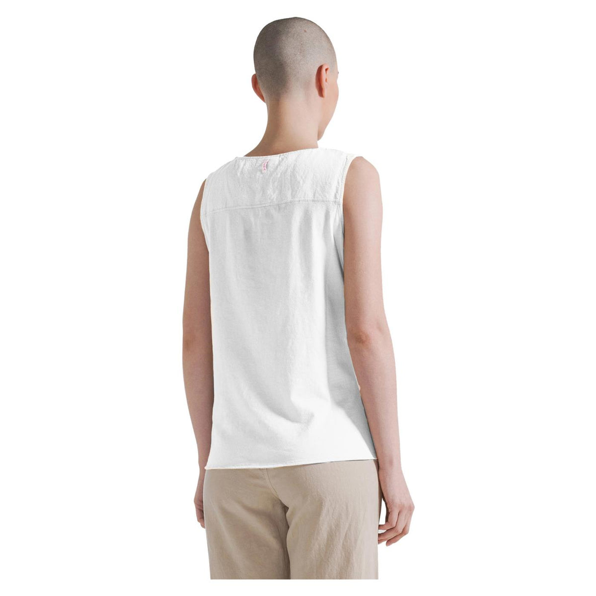 DEHA SLEEVELESS BLOUSE WITH KNOT - seconda immagine