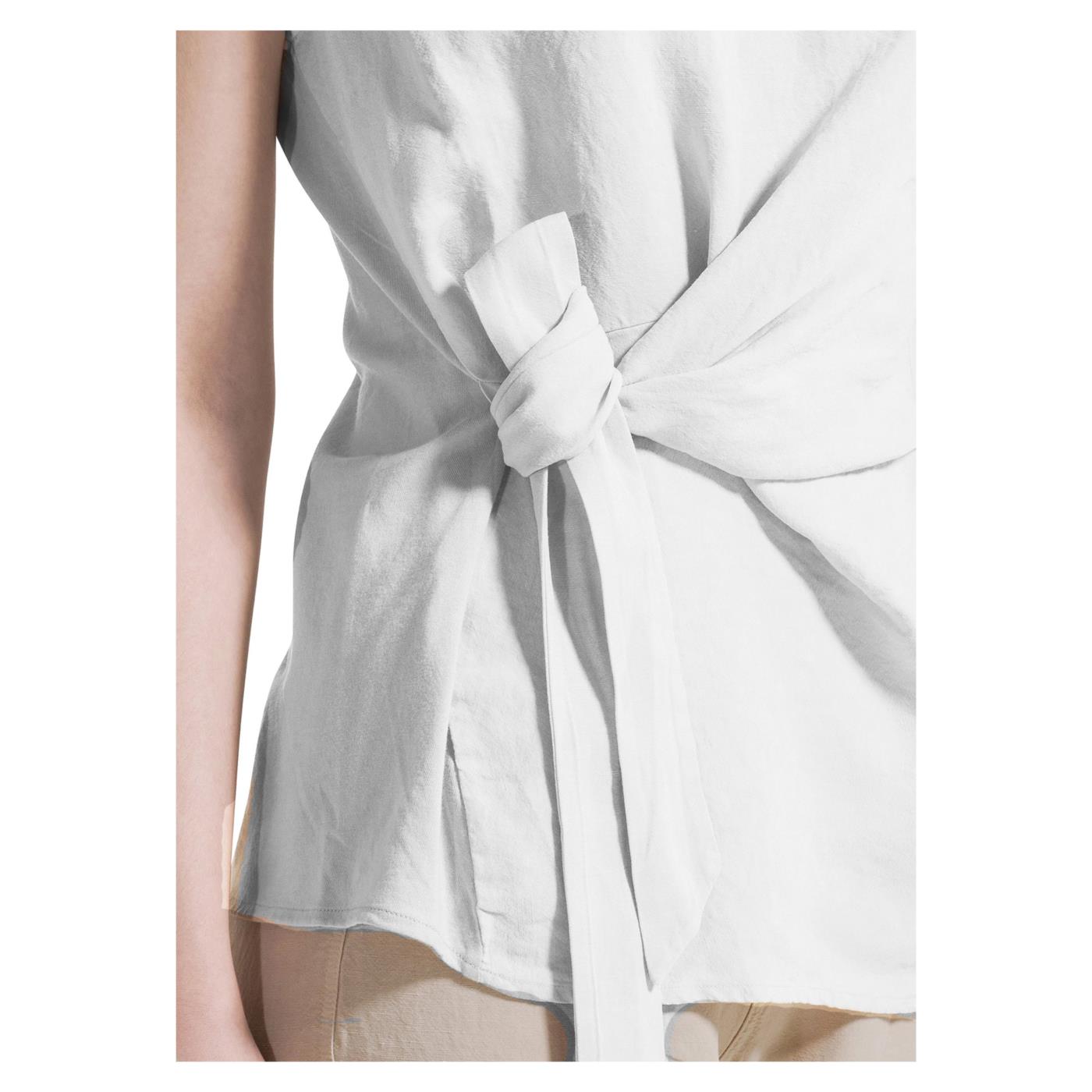 DEHA BLUSA SMANICATA CON NODO