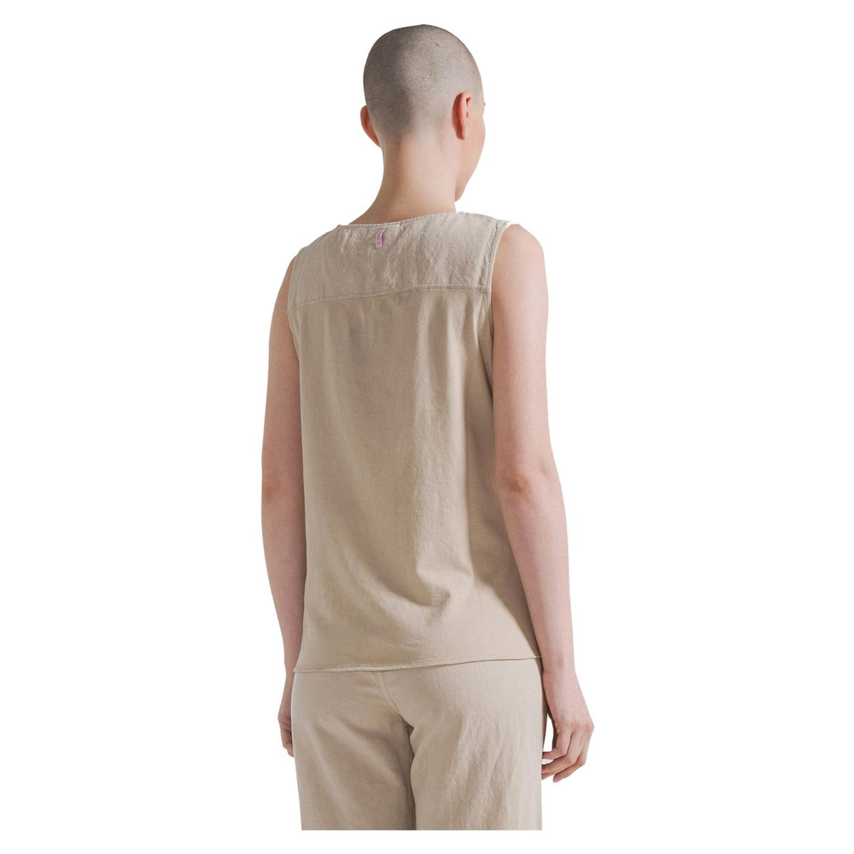 DEHA SLEEVELESS BLOUSE WITH KNOT - seconda immagine