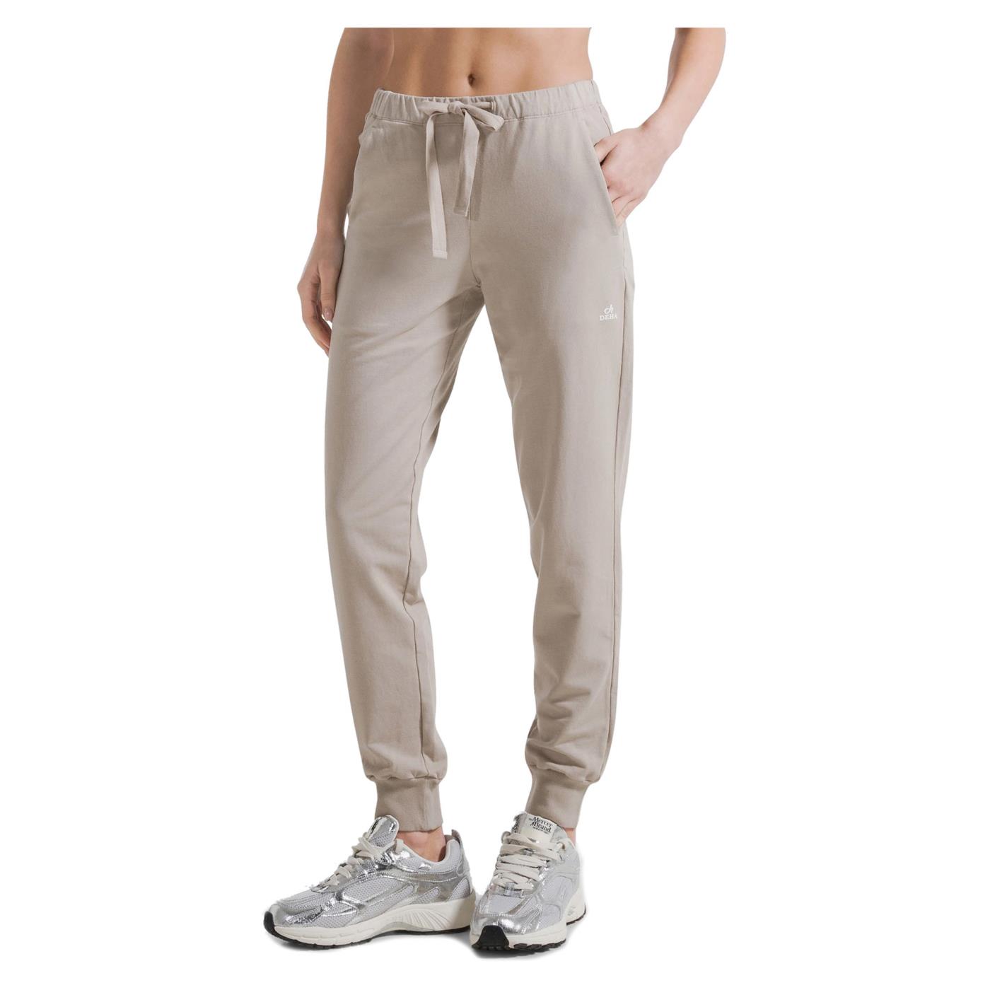 DEHA PANTALONI JOGGER IN FELPA - Beige - immagine principale