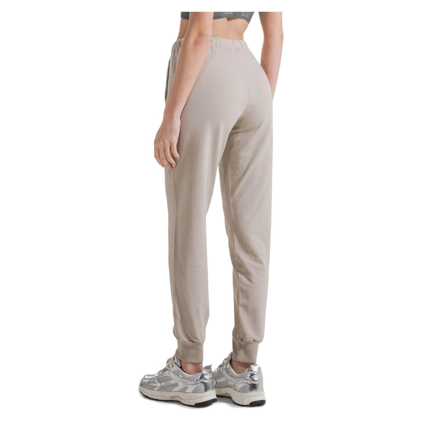 DEHA PANTALONI JOGGER IN FELPA - Beige - vista 2