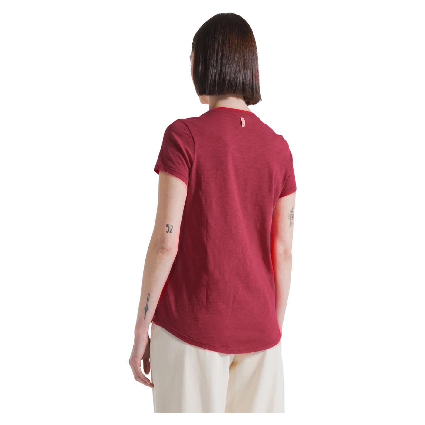 DEHA T-SHIRT JERSEY FIAMMATO - Ciclamino - vista 2