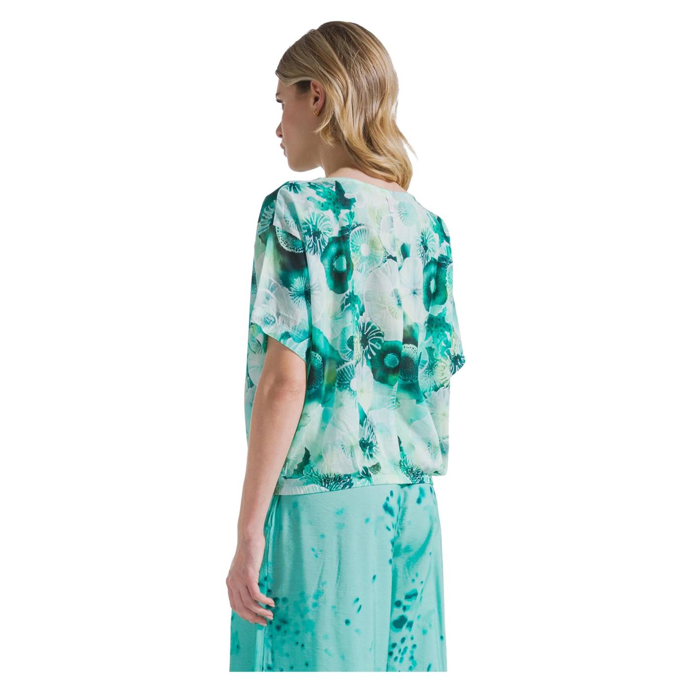 DEHA BLUSA IN MUSSOLA ALLOVER - seconda immagine