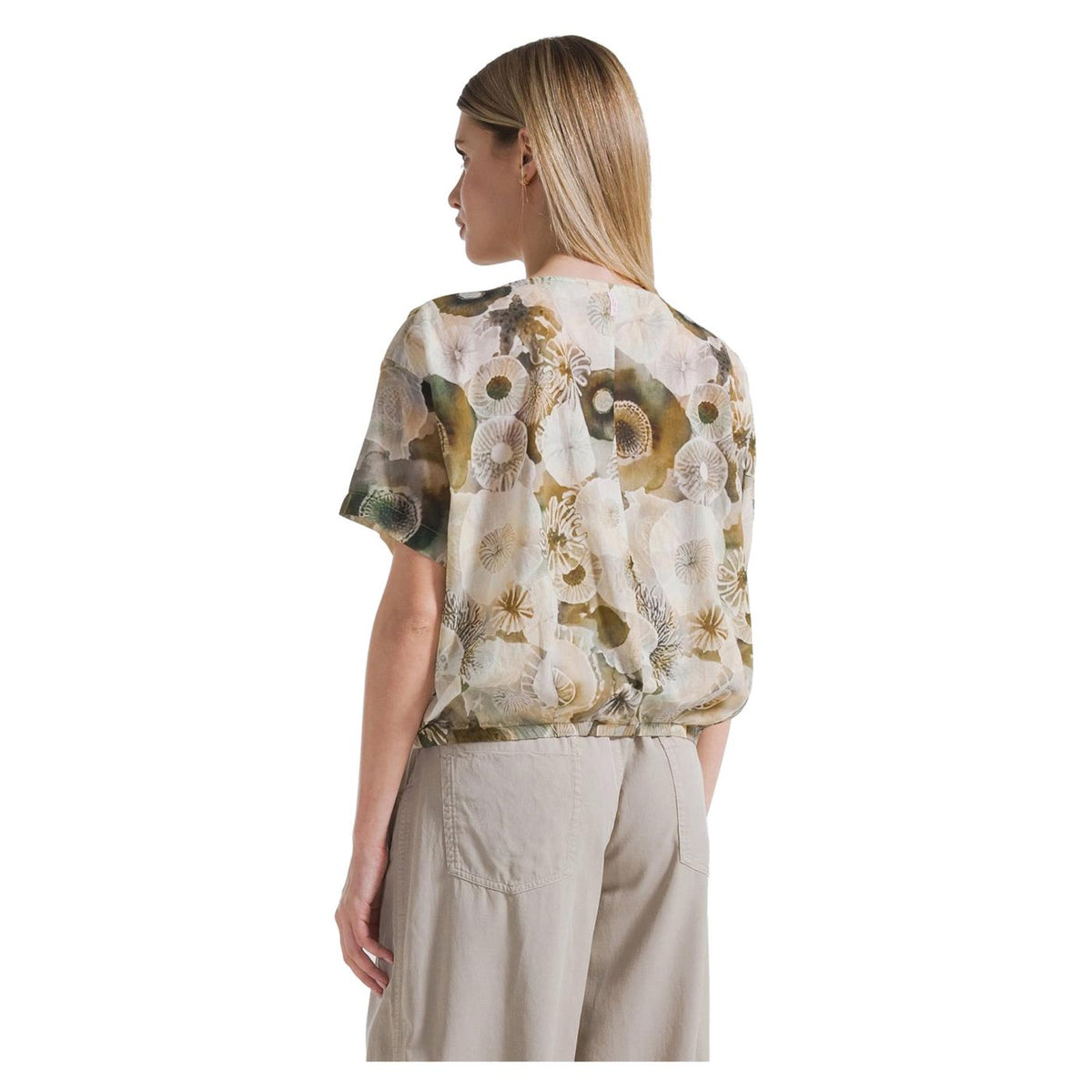DEHA BLUSA IN MUSSOLA ALLOVER - seconda immagine
