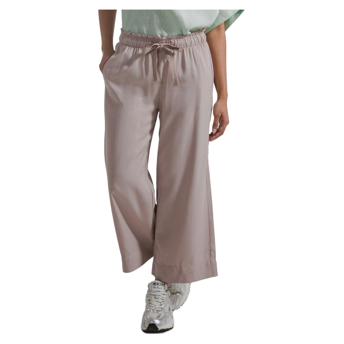 DEHA PANT CROPPED IN TENCEL - Marrone chiaro - immagine principale