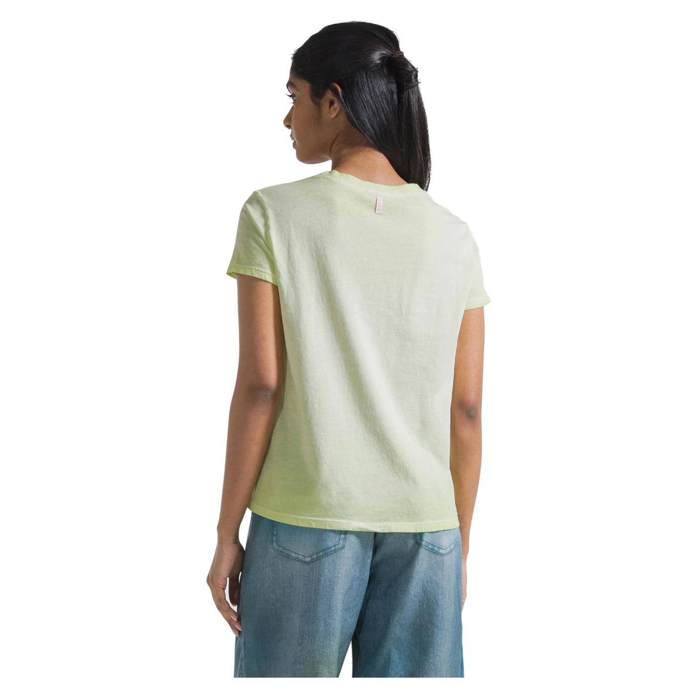DEHA T-SHIRT EFFETTO FADE - Lime - vista 2