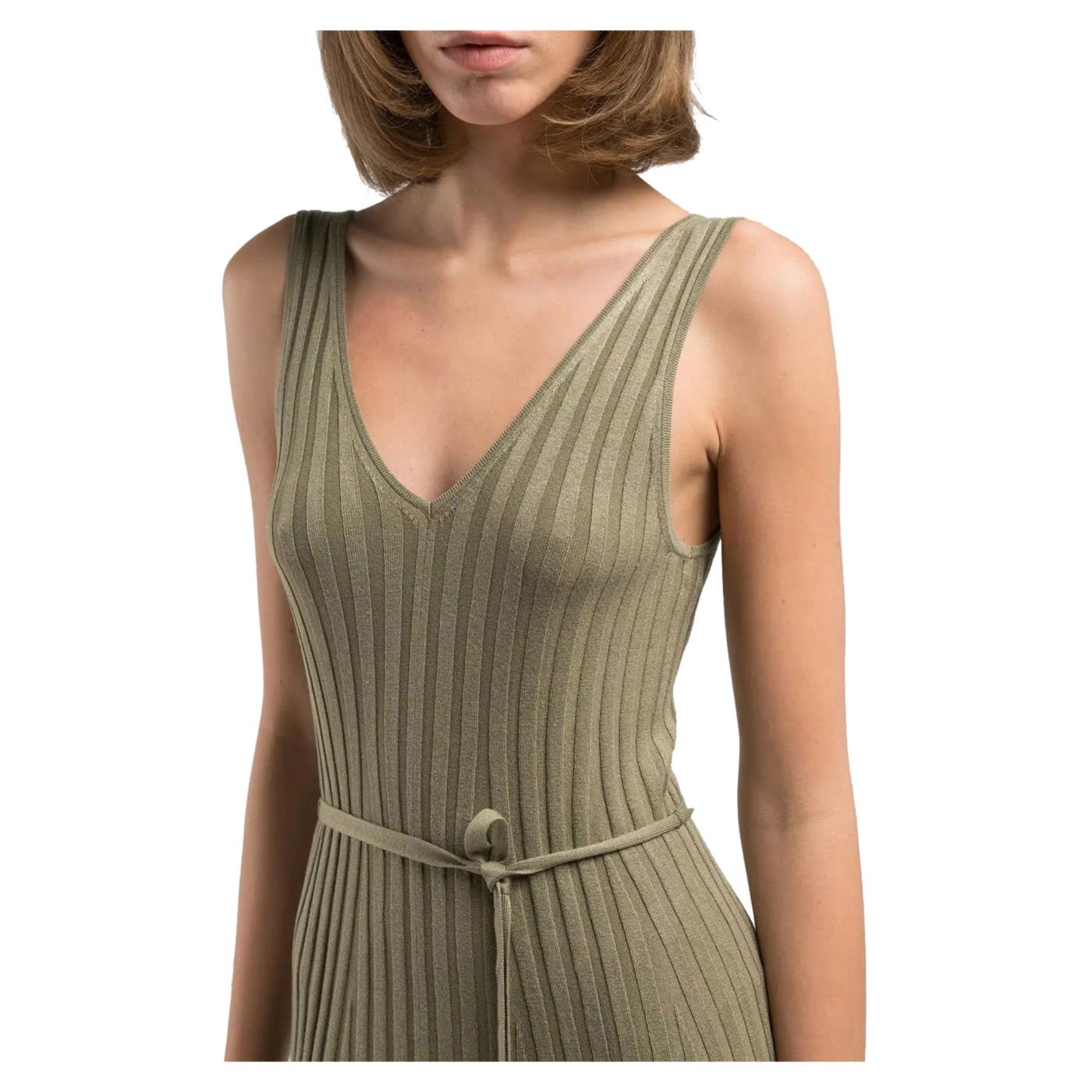 REPLAY ABITO MIDI CON CINTURA