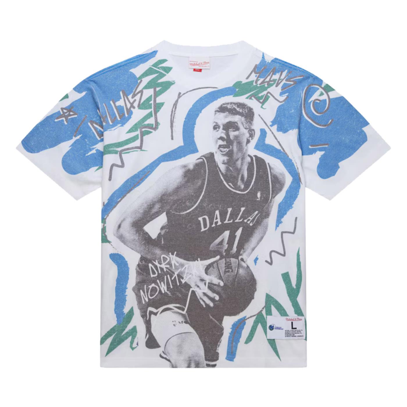 MITCHELL &amp; NESS VINTAGE TEE DIRK NOWITZKI