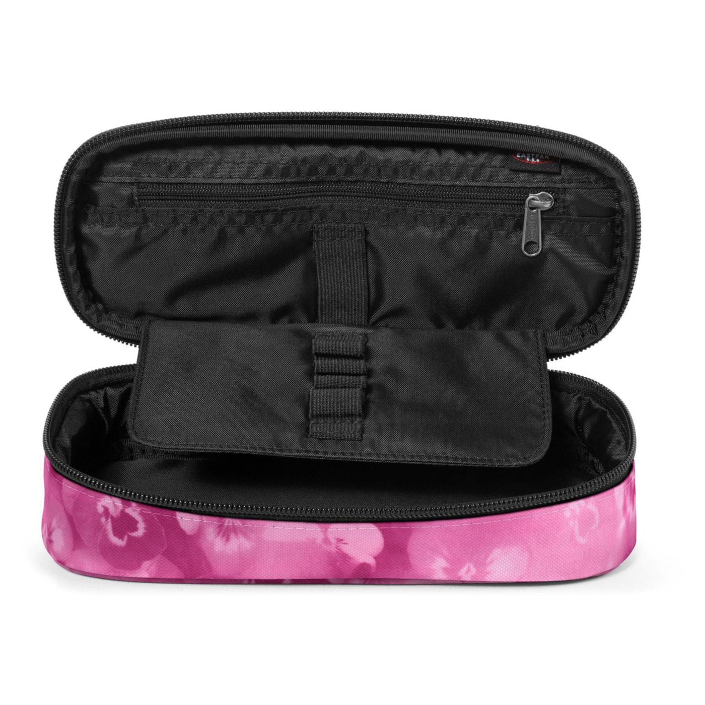 EASTPAK OVAL FLOWER BLUR PINK