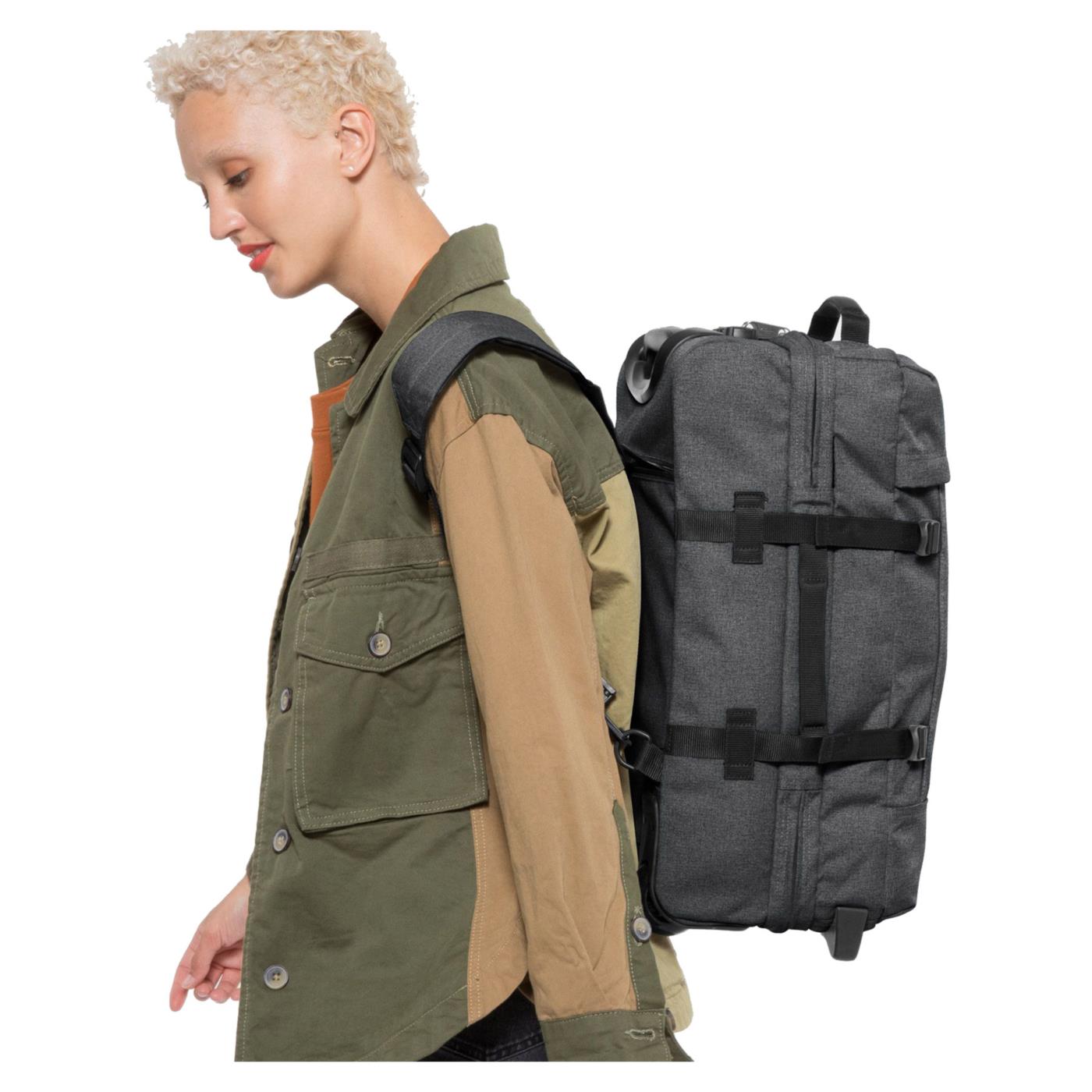 EASTPAK STRAPVERZ S BLACK DENIM