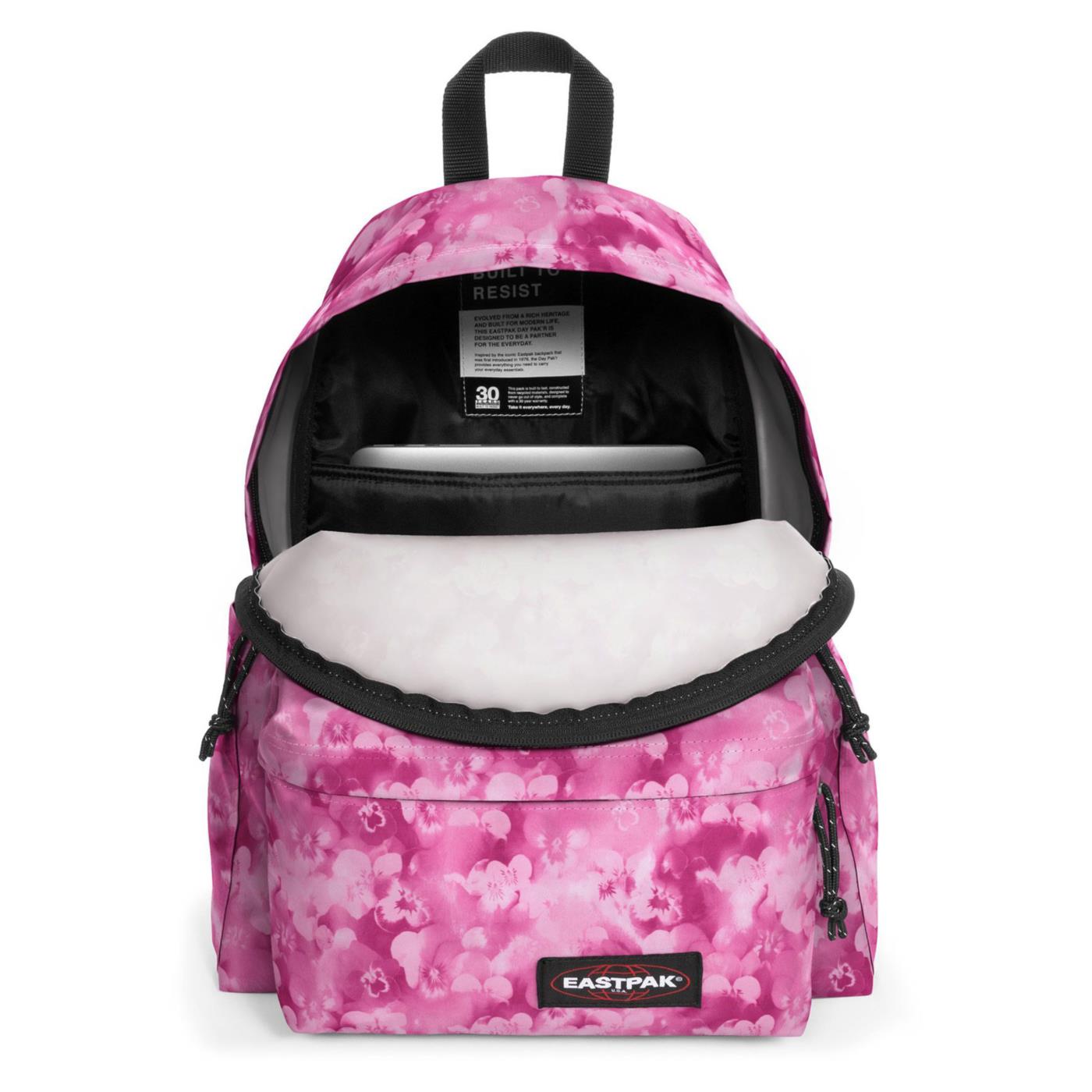 EASTPAK DAY PAK'R FLOWER BLUR PIN