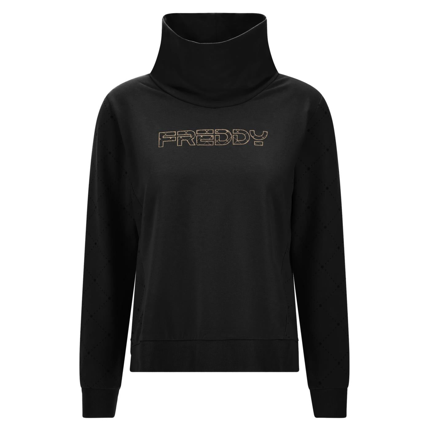 FREDDY BASIC EVO HOOD SWEATSHIRT - Nero - immagine principale