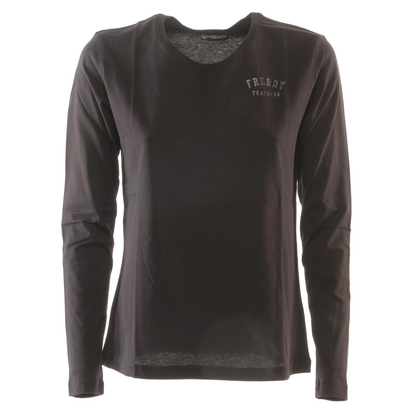 FREDDY TRAINING JERSEY LS TEE - Nero - immagine principale
