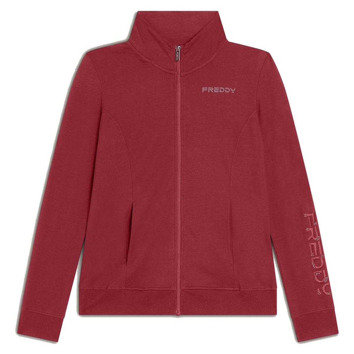 FREDDY FULL ZIP STRETCH SWEATSHIRT