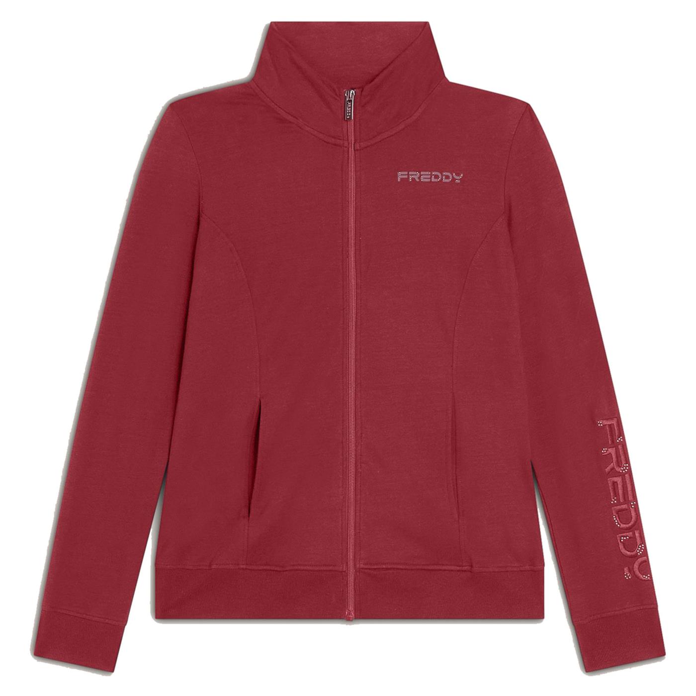 FREDDY FULL ZIP STRETCH SWEATSHIRT