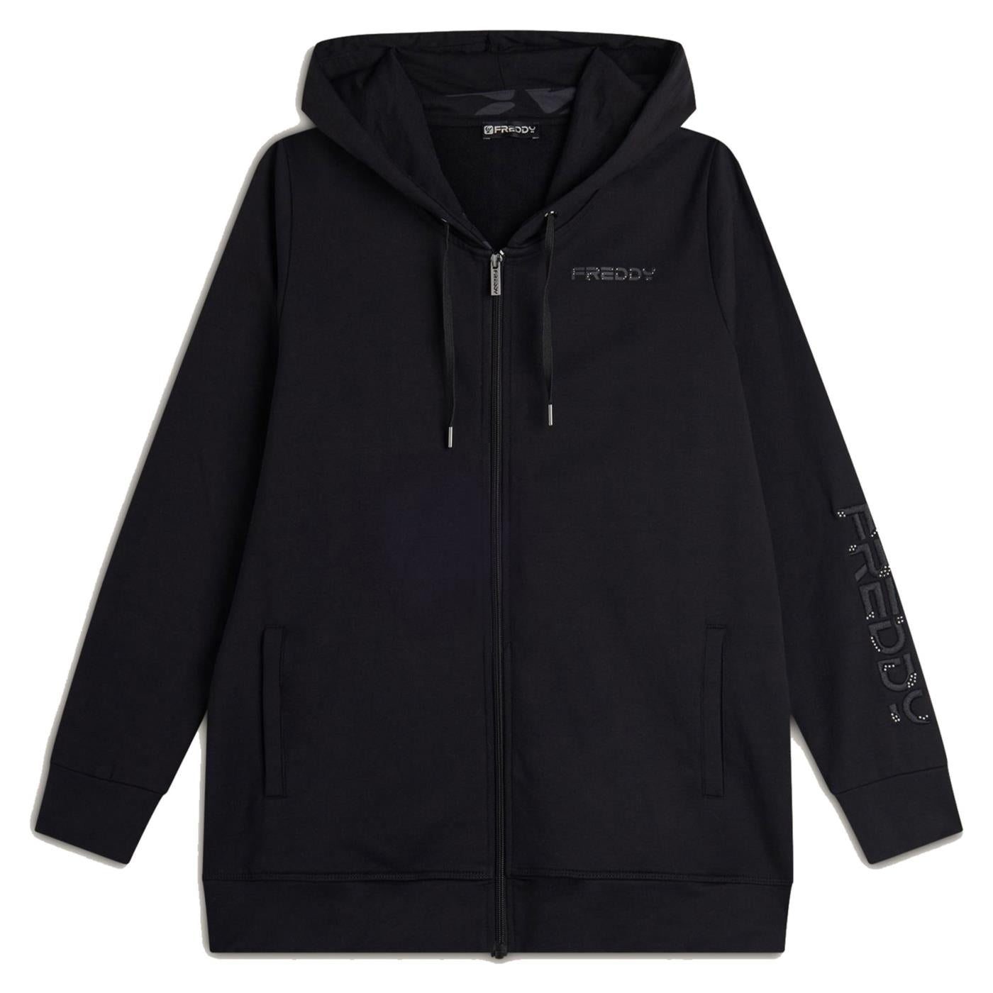FREDDY FELPA CAPPUCCIO FULL ZIP