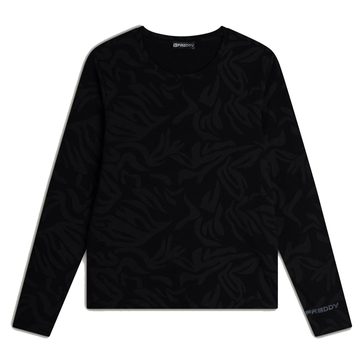 FREDDY T-SHIRT ML POLYCOTTON AOP