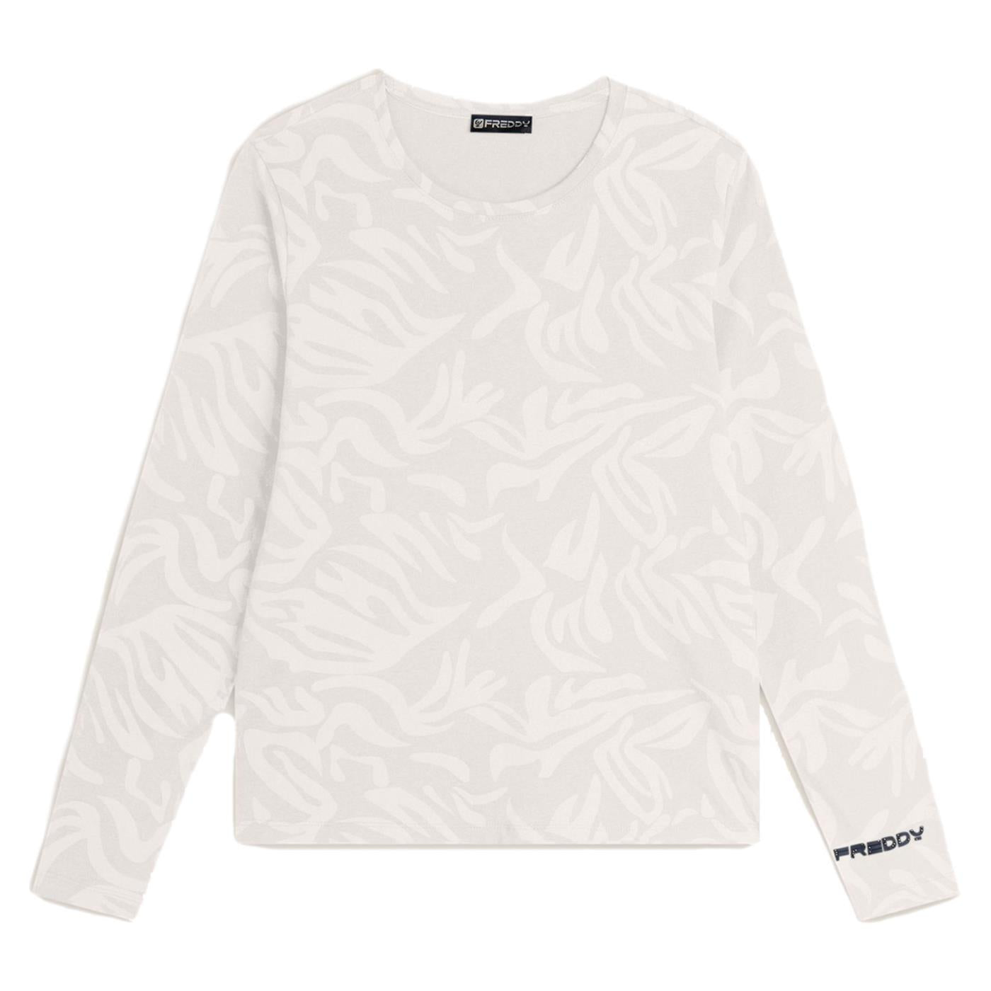 FREDDY T-SHIRT ML POLYCOTTON AOP