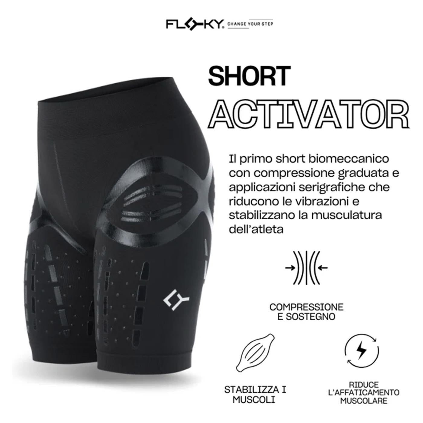 FLOKY SHORT ACTIVATOR BLACK
