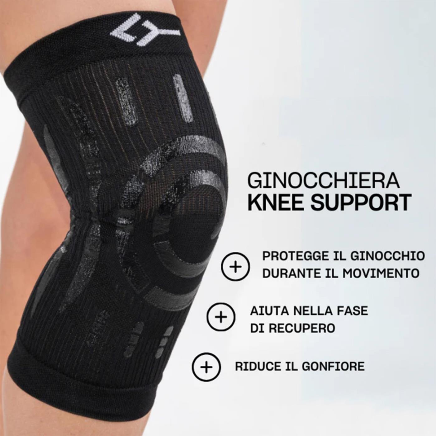 FLOKY KNEE SUPPORT SX BLACK