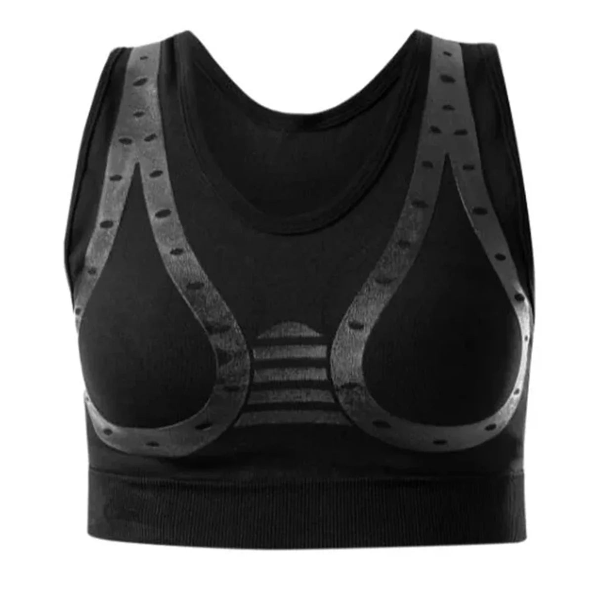 FLOKY BRA SUPPORTER BLACK