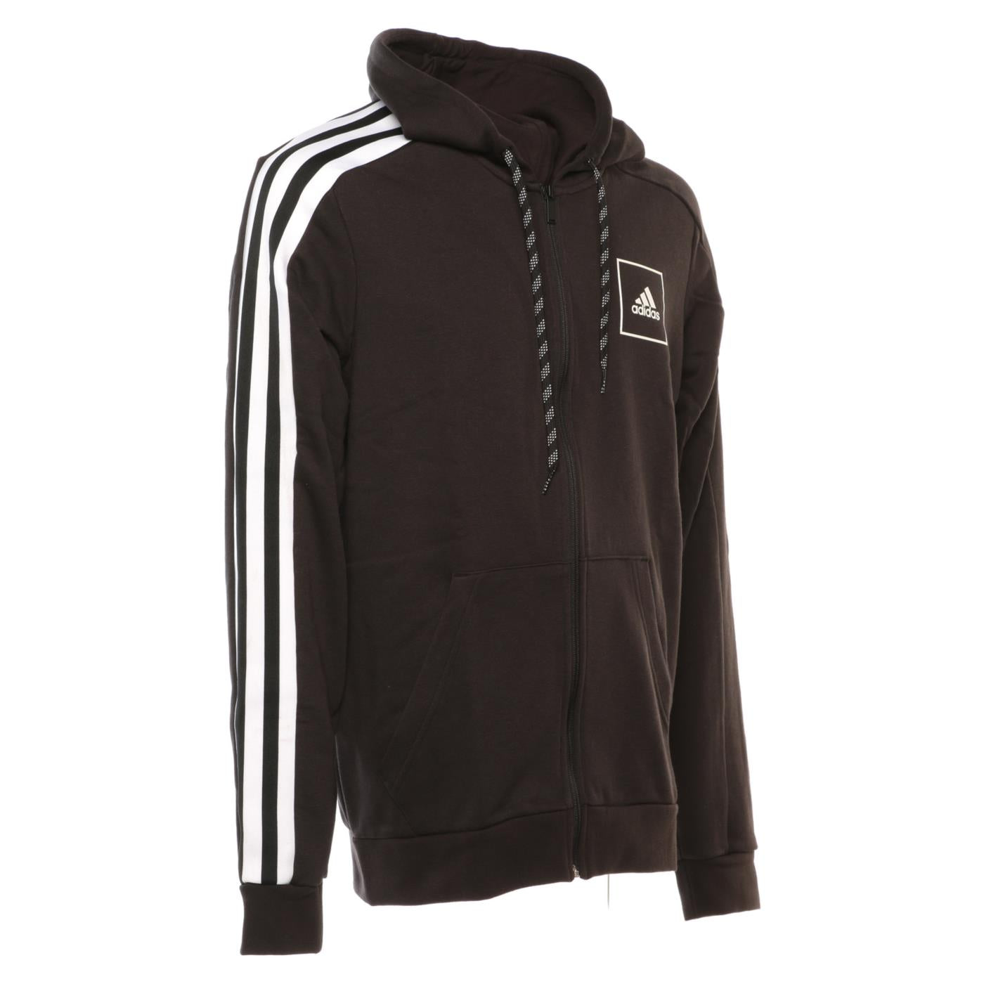 ADIDAS 3S TAPE FULL ZIP HOODIE