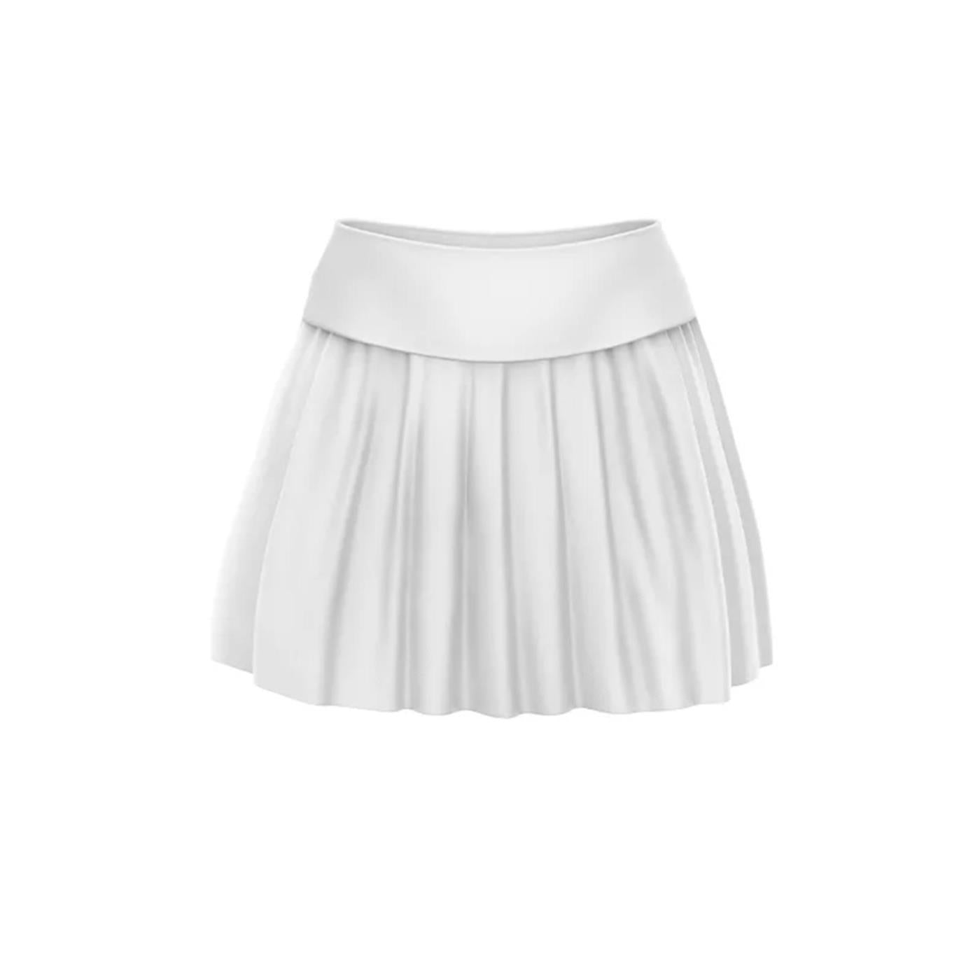 HEROE'S BASIC WHITE SKIRT