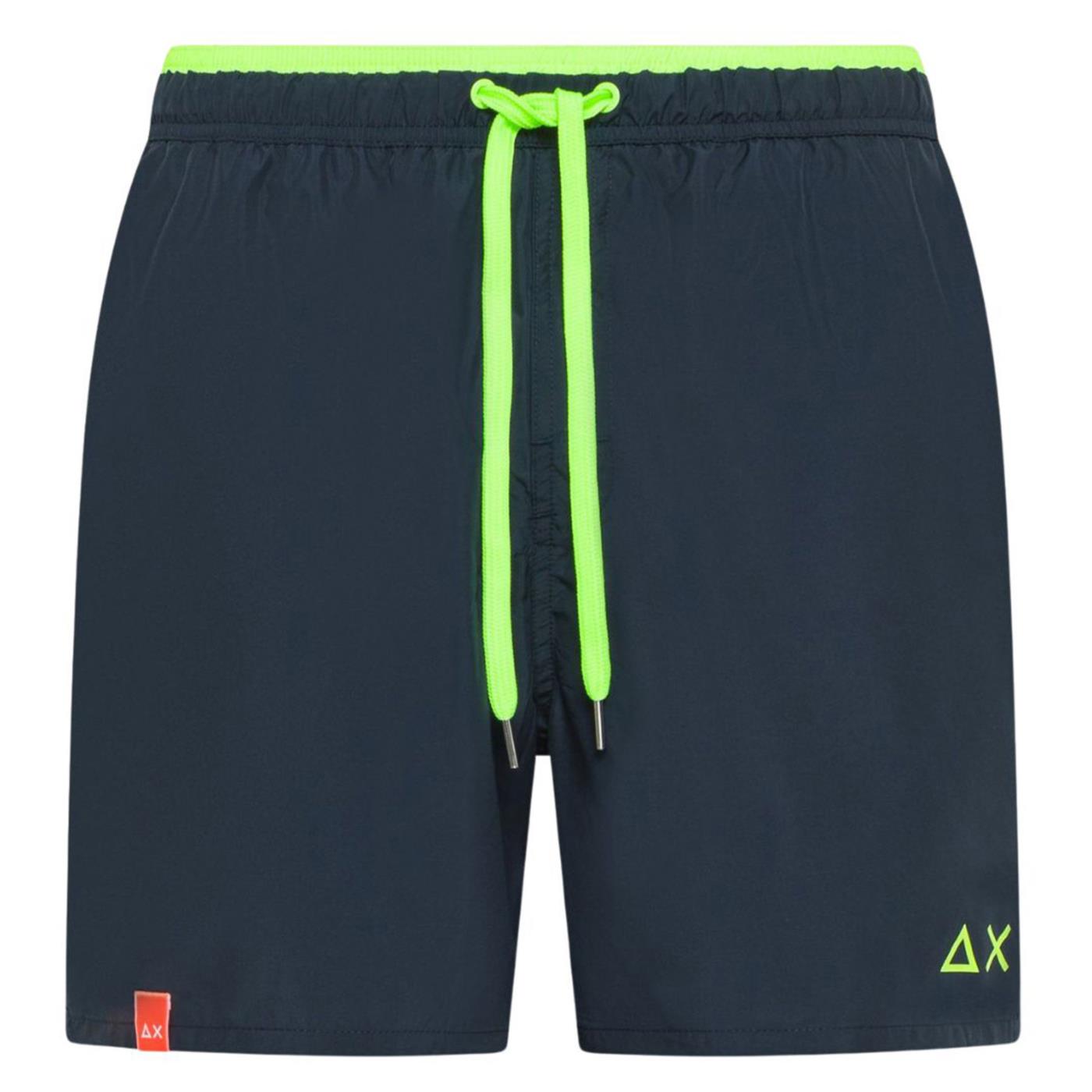 SUN68 SWIM PANT FLUO DETAIL - C1-blu - immagine principale