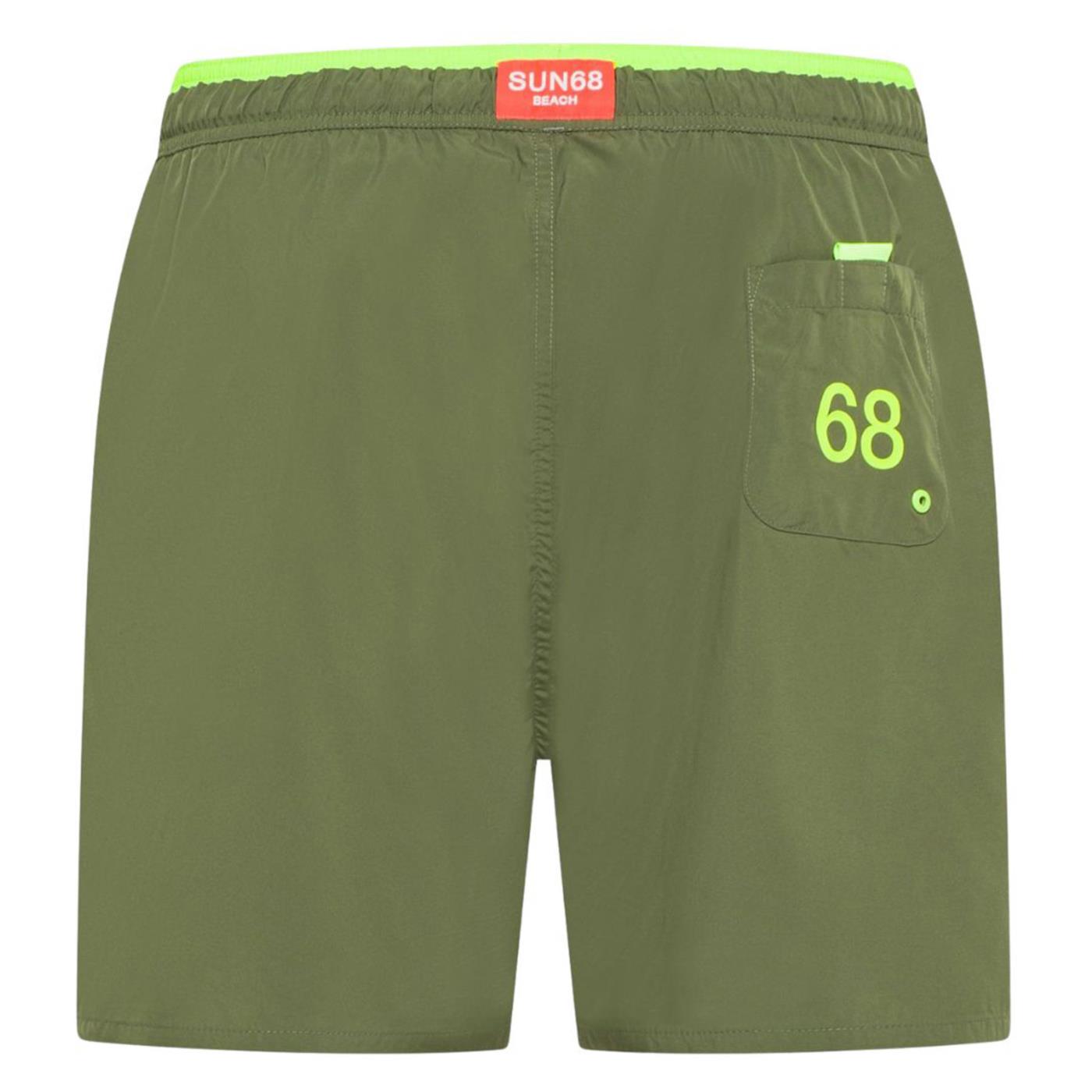 SUN68 SWIM PANT FLUO DETAIL - C1-militare - vista 2