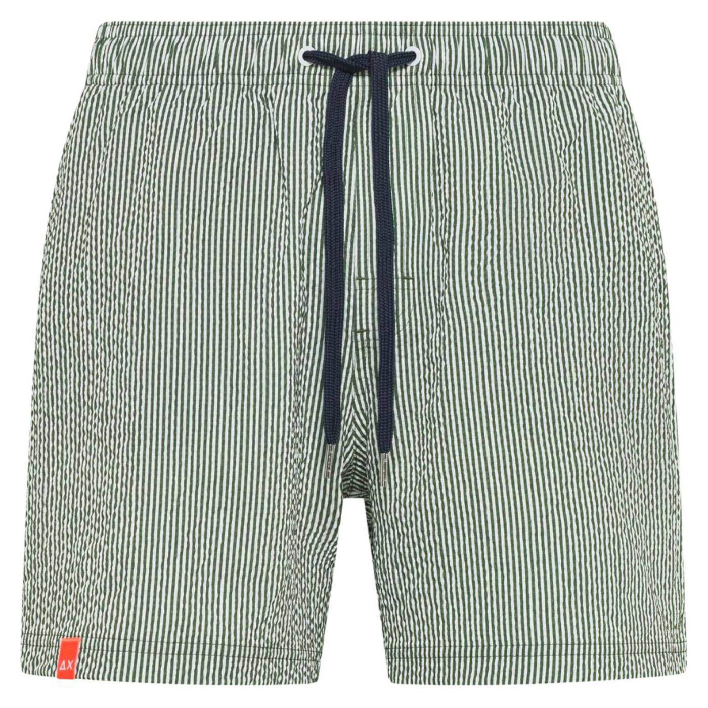 SUN68 SWIM PANT SEERSUCKER - C1-verde - immagine principale